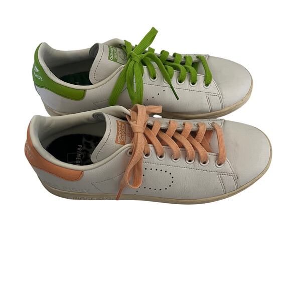 Adidas Stan Smith x Disney Miss Piggy Kermit Sneakers Men's 8 Pink & Green - Picture 6 of 12